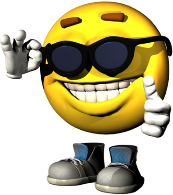 Cool Smiley Face With Shades And Thumbs Up - ClipArt Best