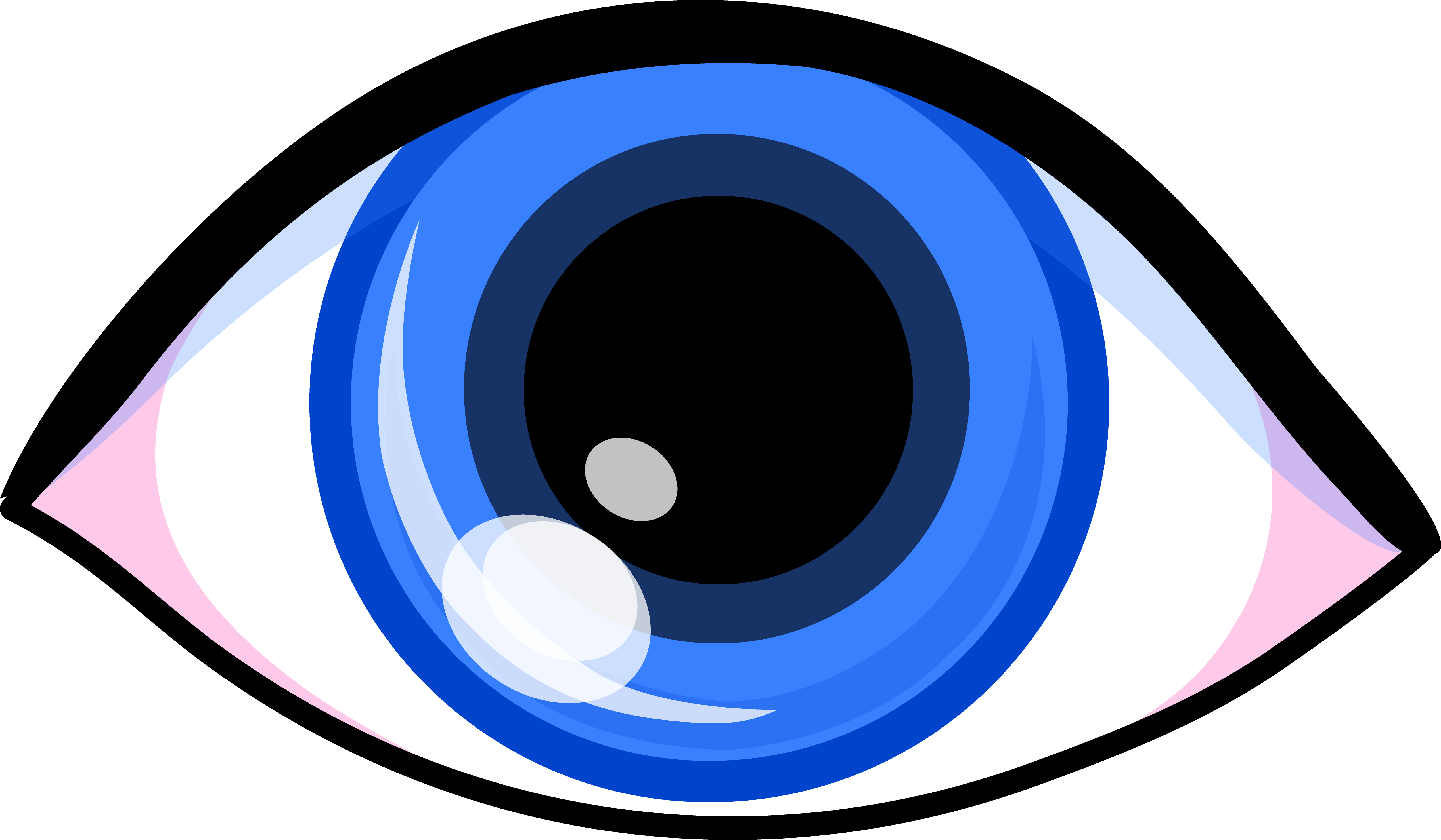 Simple Blue Eye Clip Art - Free Clipart Images
