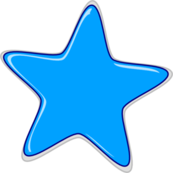 Blue Star Edited Md image - vector clip art online, royalty free ...