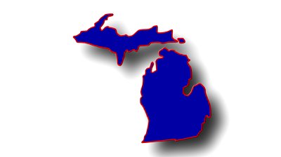 Picture Of The State Of Michigan - ClipArt Best