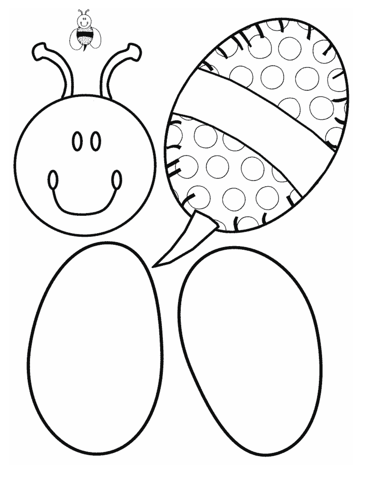 bee-template-preschool-clipart-best