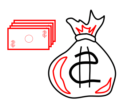 Money Bags Drawing | HD Wallpaper - ClipArt Best - ClipArt Best