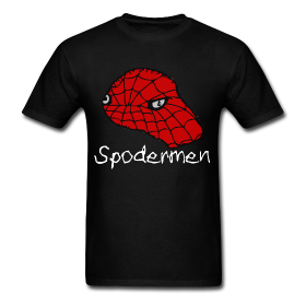 SPODERMEN T-Shirt [White Text] | Spodermen's Shop