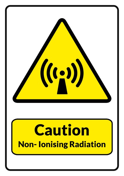 Non-Ionising Radiation sign template, How to make Non-Ionising ...
