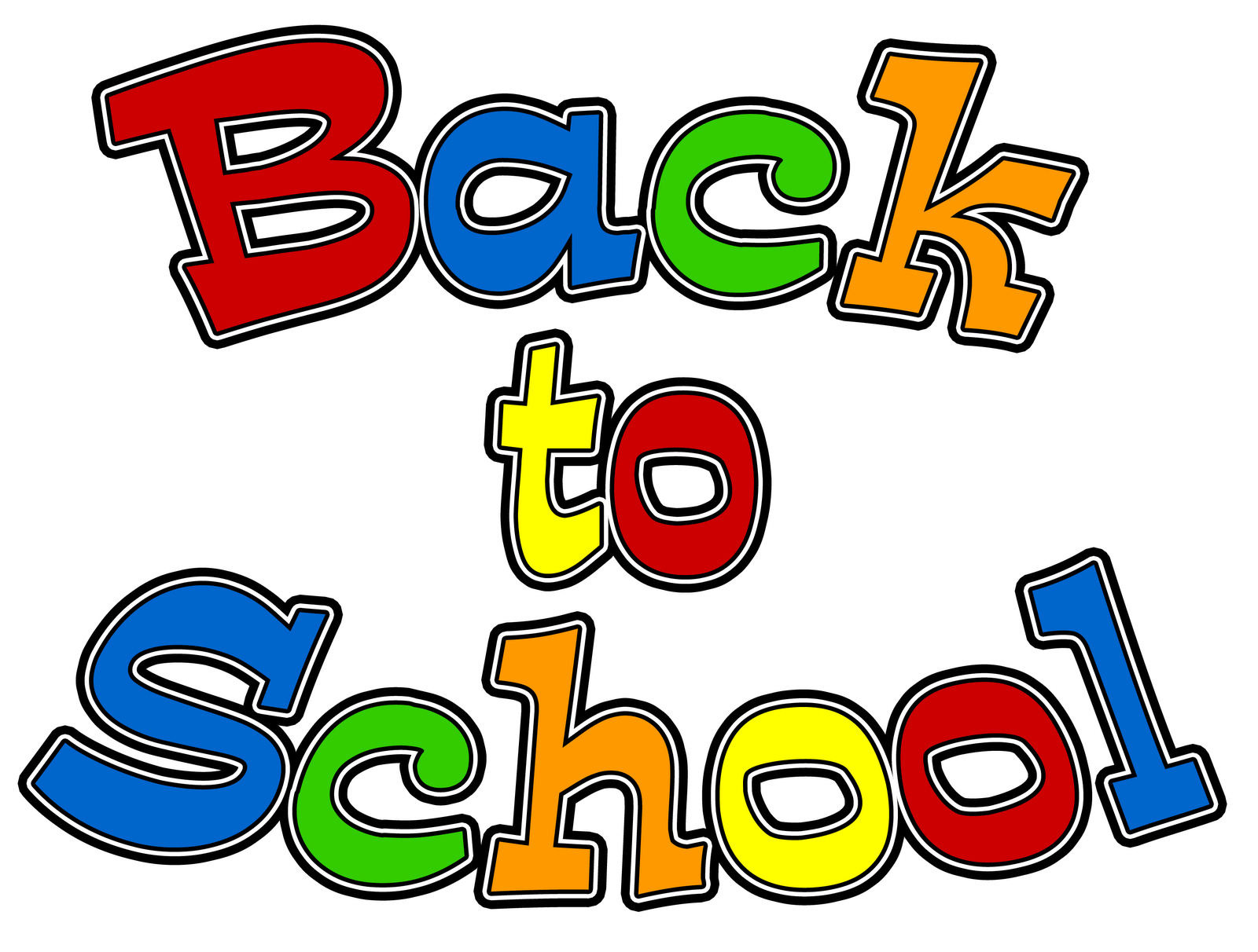 Back to school images clip art