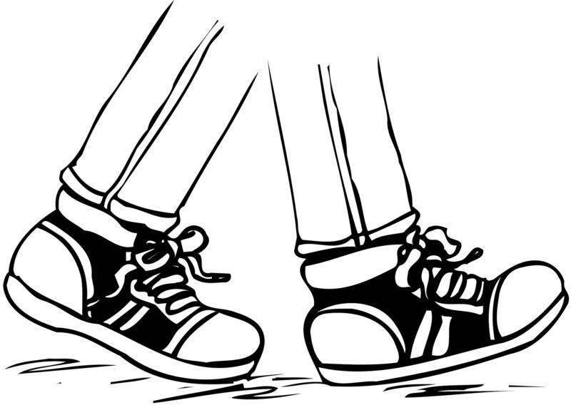 Feet in shoes clipart