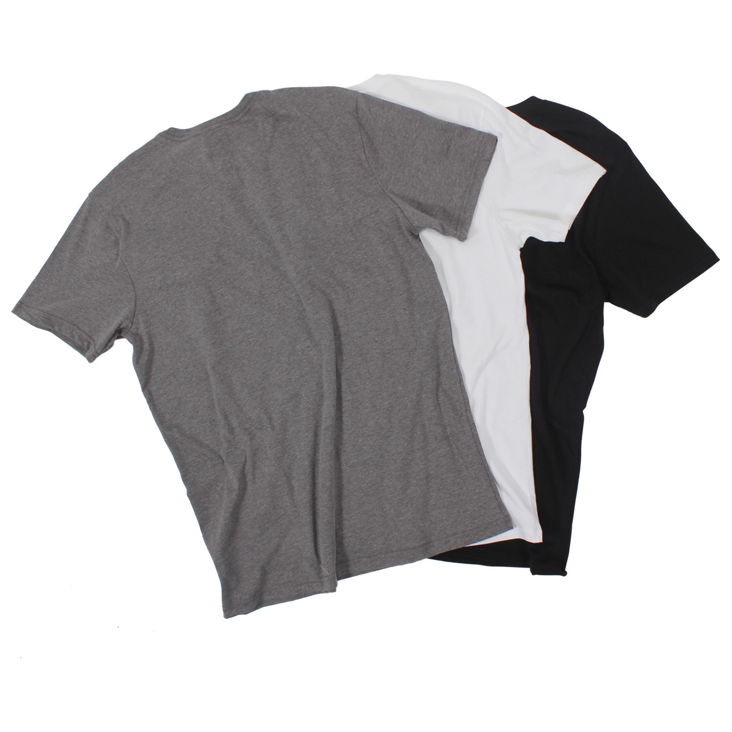 Huf 3 Pack Blank T-Shirts Assorted