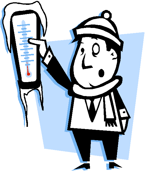 Clip Art Of Being Cold Clipart