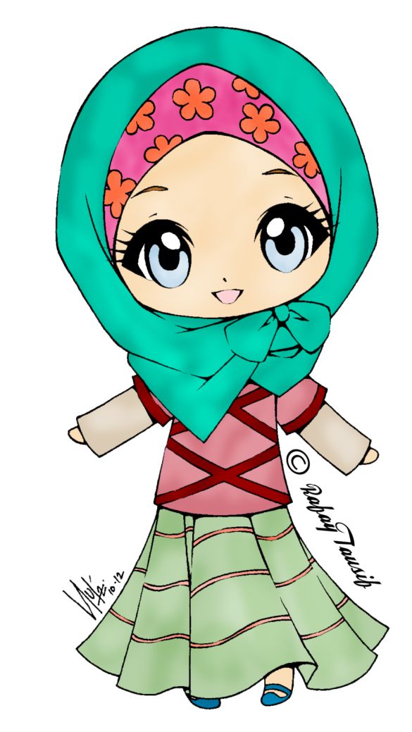 Clipart muslimah cute - ClipartFox