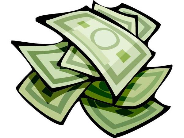 Clip art money bills