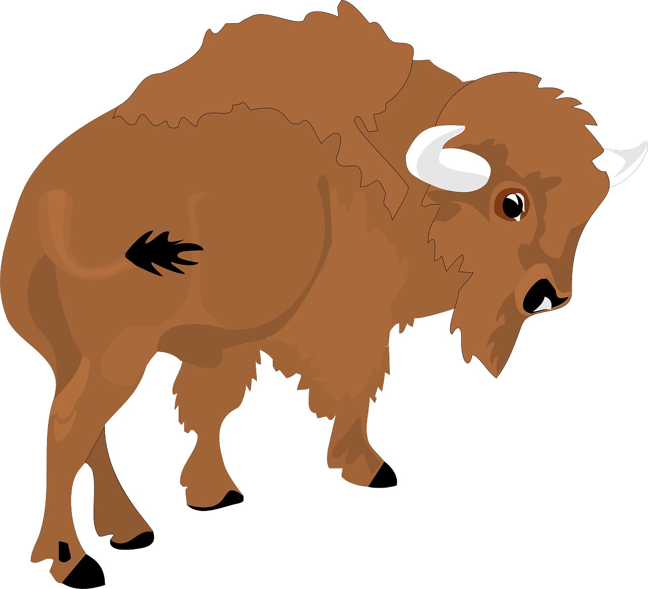 Free to Use & Public Domain Bison Clip Art