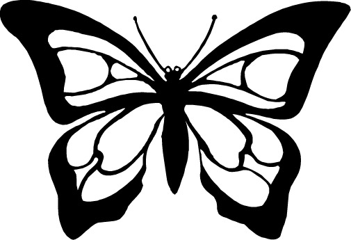 Free Butterfly Templates - ClipArt Best