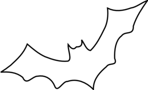 Bat Clip Art Black And White - ClipArt Best