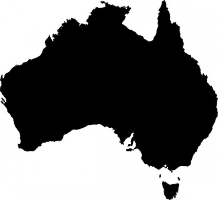 Australian Maps clip art Vector clip art - Free vector for free ...