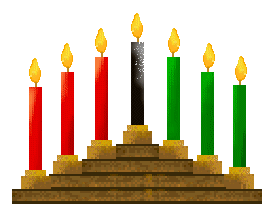 Kwanzaa Clip Art - Large Candles - African American Clip Art - Candles