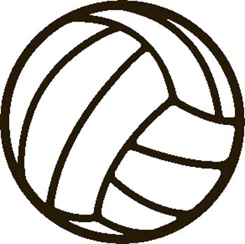 Engraving Creations - Clipart - Volleyball