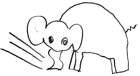 How To Draw A Cartoon Elephant | Andertoons Cartoon Blog