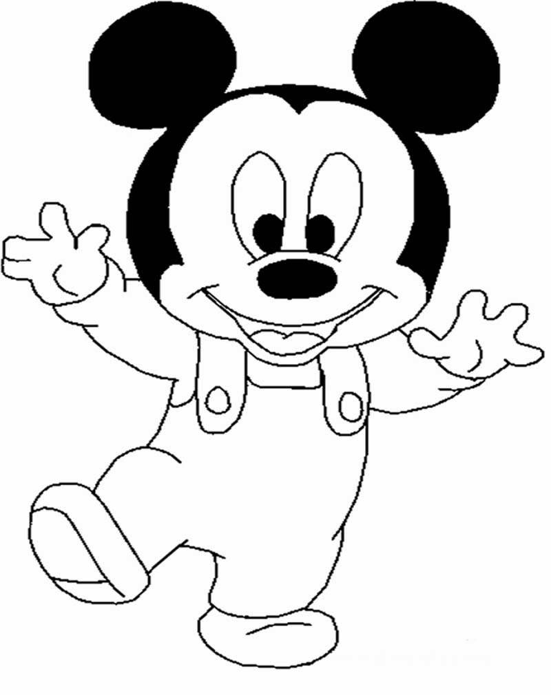 Mewarnai Gambar Mickey Mouse | Ayo Mewarnai