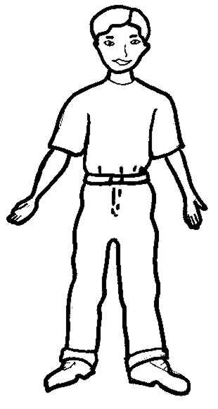 clipart pictures of human body - photo #36
