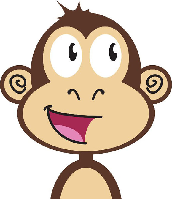 clip art girl monkey - photo #42