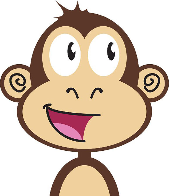 monkey clipart vector - photo #41