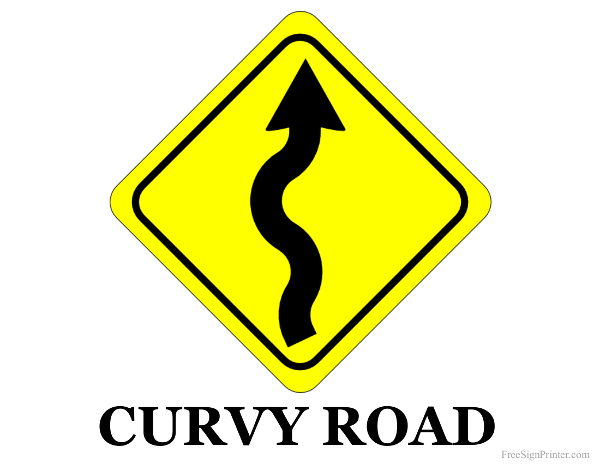 highway road sign clipart