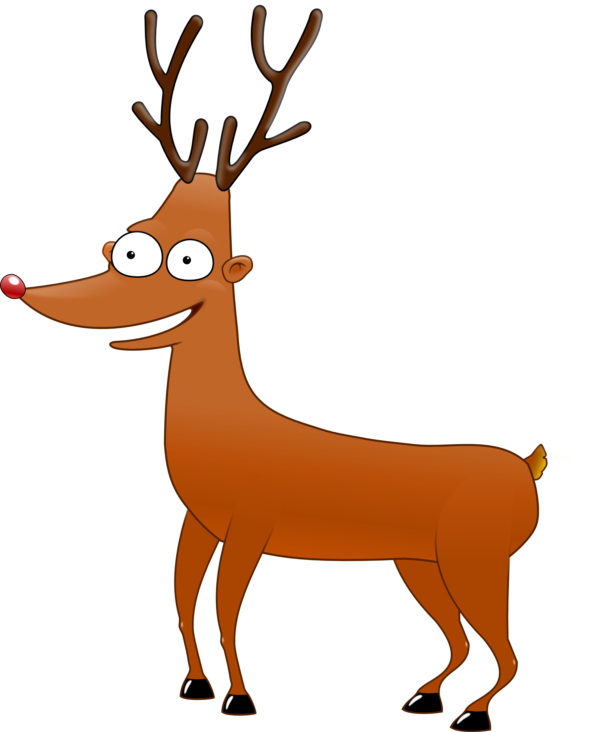 reindeer raindeer rudolf christmas xmas SVG