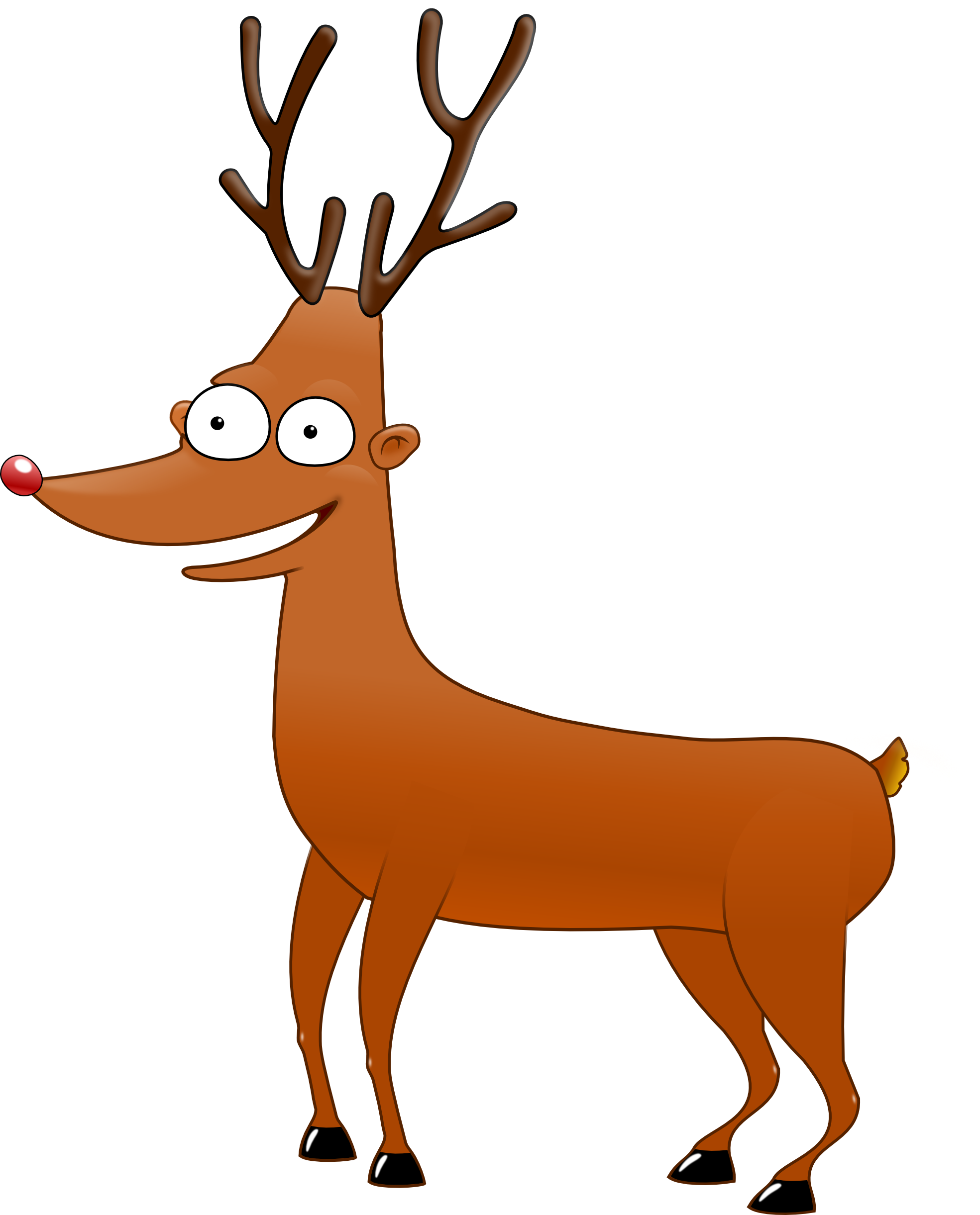 reindeer raindeer rudolf christmas xmas SVG - ClipArt Best - ClipArt Best