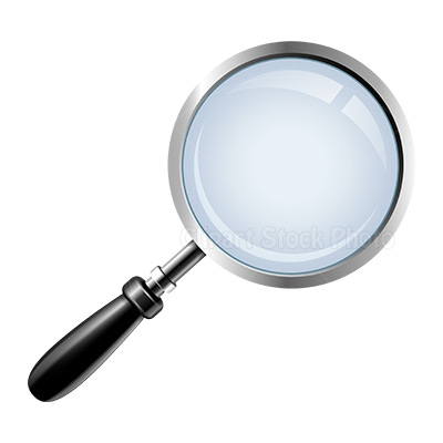 Magnifying Glass Picture, Royalty Free Hand Lens Stock Photo