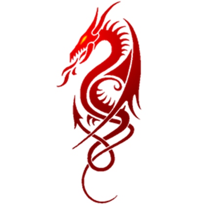 Logo With A Red Dragon - ClipArt Best