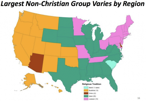 Religion in America's states and counties, in 6 maps - The ...