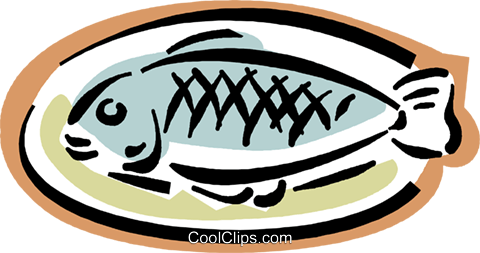 Fish dinner png clipart