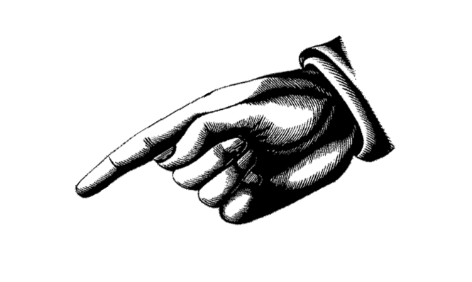 Picture Of A Finger Pointing Clipart - Free to use Clip Art Resource