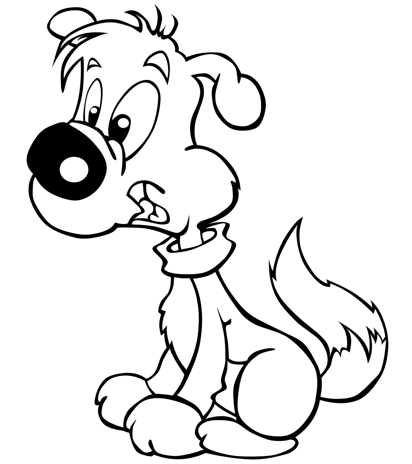 gerald g puppy cartoon SVG