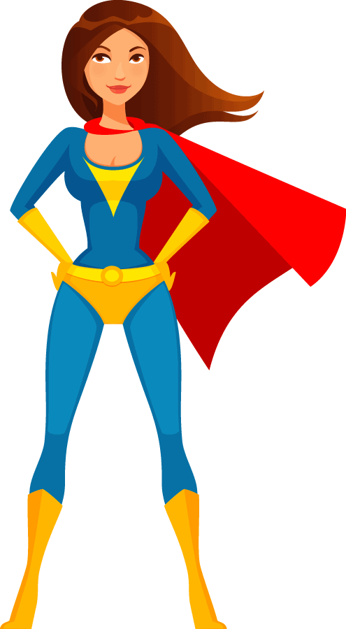 Free Female Superhero Clipart - The Cliparts