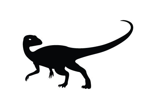 Free dinosaur silhouette clipart