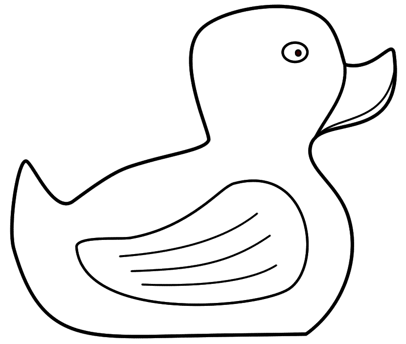 Rubber Duck Coloring Pages - AZ Coloring Pages