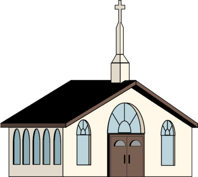 Church Building Clipart - Tumundografico