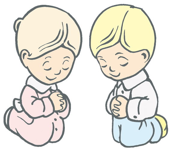 Best Children Praying Clipart #23717 - Clipartion.com