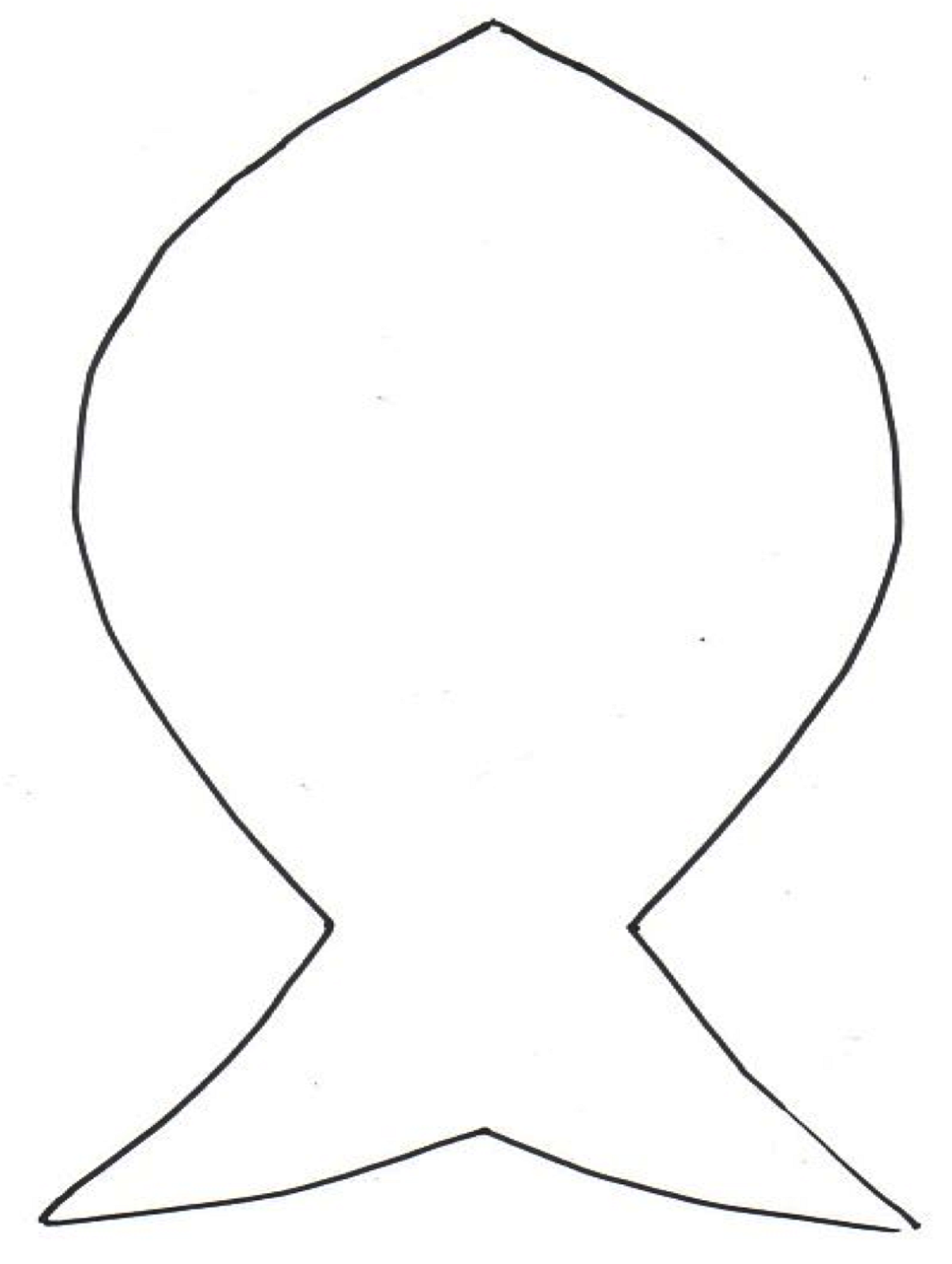 free clip art fish outline - photo #24