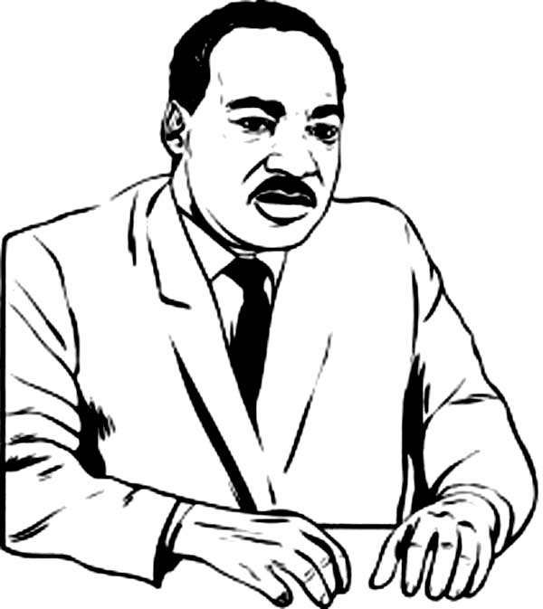 Martin Luther King Jr Coloring Pages For Kids - AZ Coloring Pages