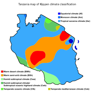 Geography of Tanzania - Wikipedia
