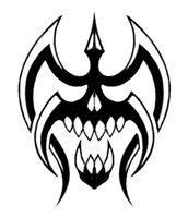 Tribal scull images clipart
