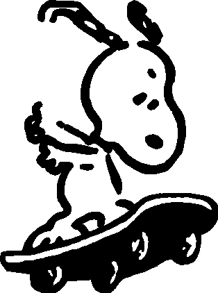 Snoopy Skateboard decal, peanuts cartoon decals, snoopy woodstock ...