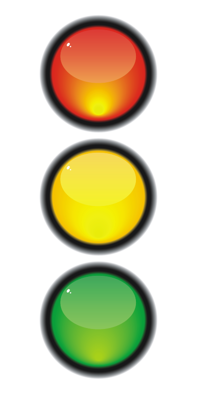 yellow stoplight clip art - photo #7