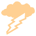 Thunder Clipart Picture, Thunder Gif, Png, Icon Image