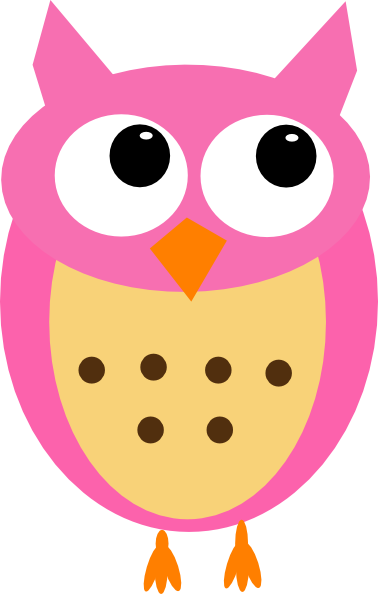 pink owl clip art free - photo #19