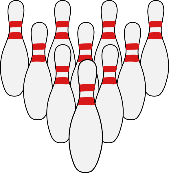 Bowling Pin Template ClipArt Best