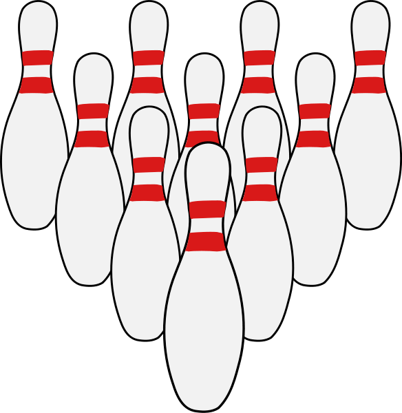 Bowling Pins Clip Art - Tumundografico