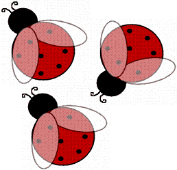 2 Ladybugs Clipart